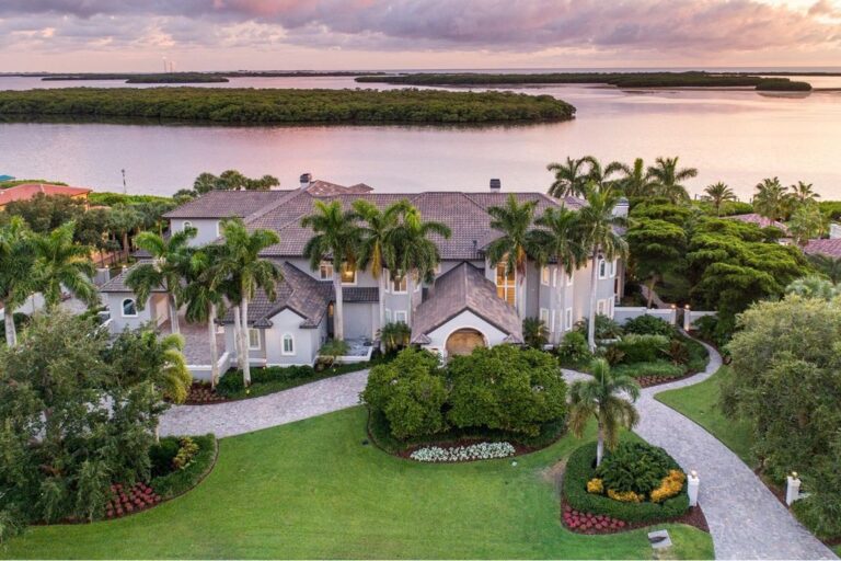 This 14 Million Private Palatial Waterfront Estate in Tierra Verde
