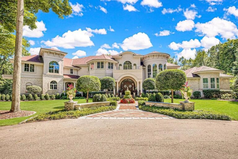 This $4.595M Spectacular Estate Exceeds Your Expectations with Gorgeous Architecture, Unparalleled Quality, and Finest Amenities in Brookfield, Wisconsin