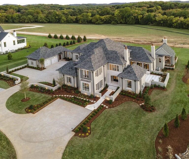 This $5.75M Stately Home in Brentwood, TN Captures the Beauty of Simplicity and Elegance