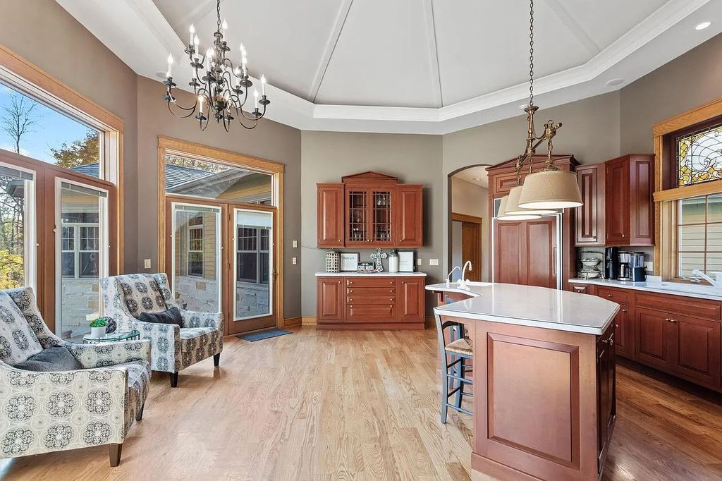 The Home in East Troy is a luxurious home with panoramic views of the lake, now available for sale. This home located at N8115 Pleasant Lake Rd, East Troy, Wisconsin