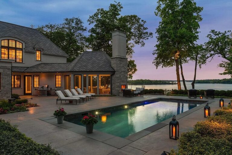 Luxury Lake Home with Timeless Design