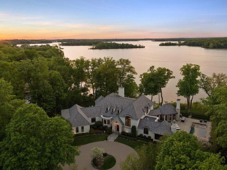 Thoughtfully Designed with Sightlines of Lake Minnetonka, This Marvelous Home in Excelsior, MN Seeks $7,995,000