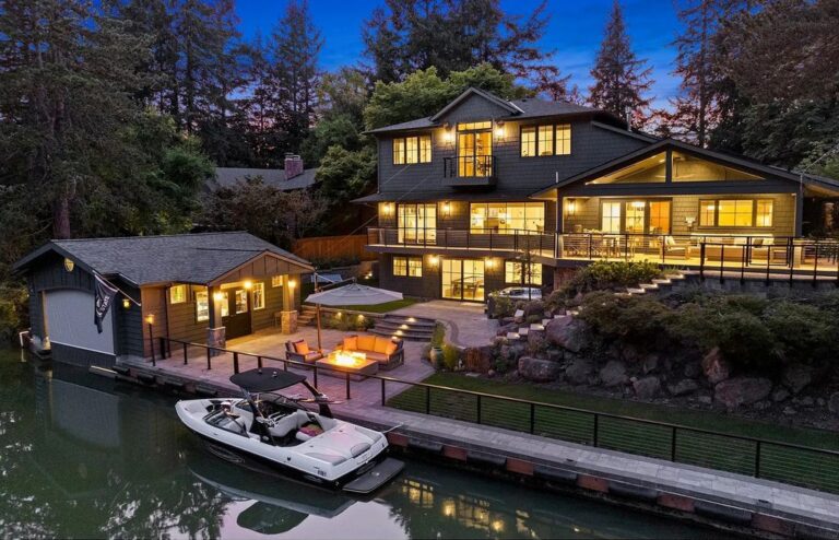 Thoughtfully Designed with Spacious Open, Flexible Floor Plan, Premium Finishes and Extensive Built-ins, this Lake Oswego, OR Estate Hits Market for $3.995M
