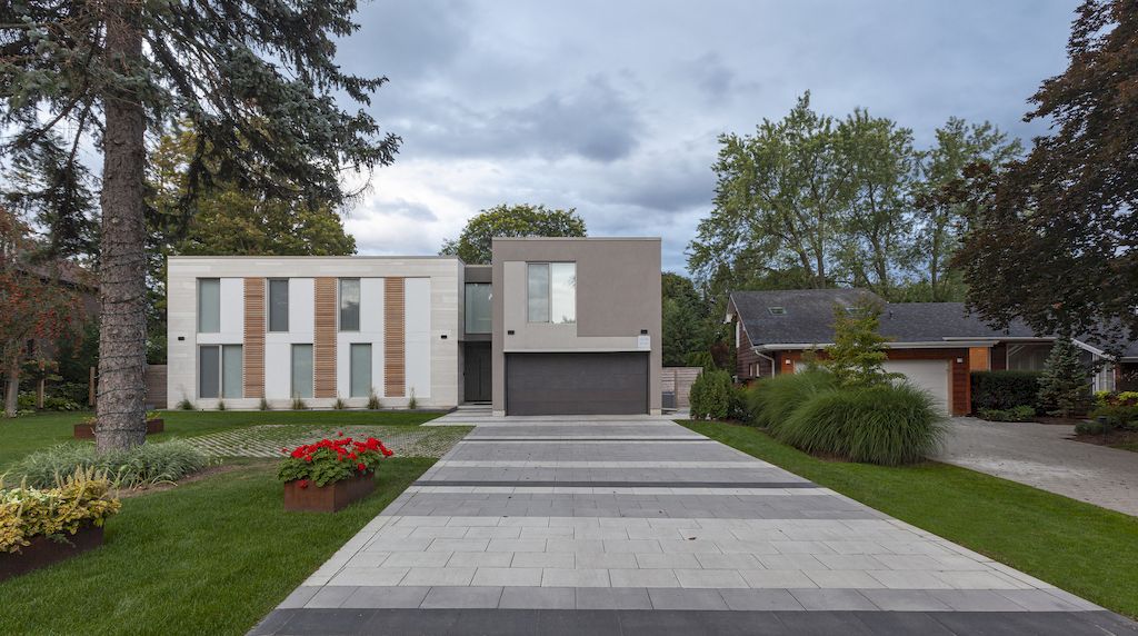Twosome House, an Elegant Etobicoke Home in Canada by Atelier RZLBD