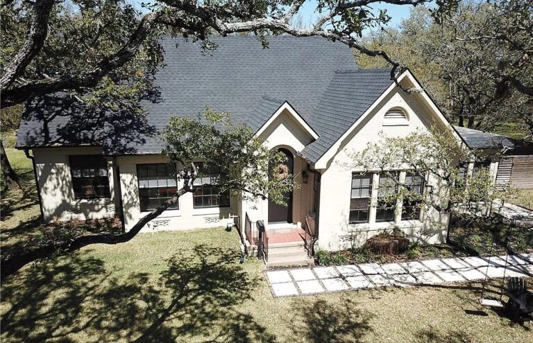 Hit The Market For $2.25 Million, This Meticulously Updated Historic Home in College Station Texas Preserves Timeless Style With Modern Amenities