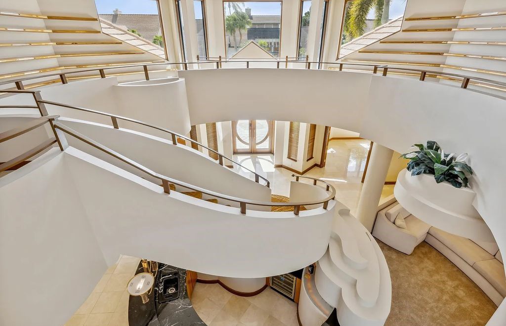7555 Mandarin Drive, Boca Raton, Florida, designed by Pritzker Prize-winning co-architect Richard Meier. This is the unique home that is 100% solar powered and fully voice activated.