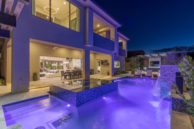 A Designer Dream Home with A Thoughtfully Designed Open Floor Plan in Las Vegas is Selling for $3.7 Million