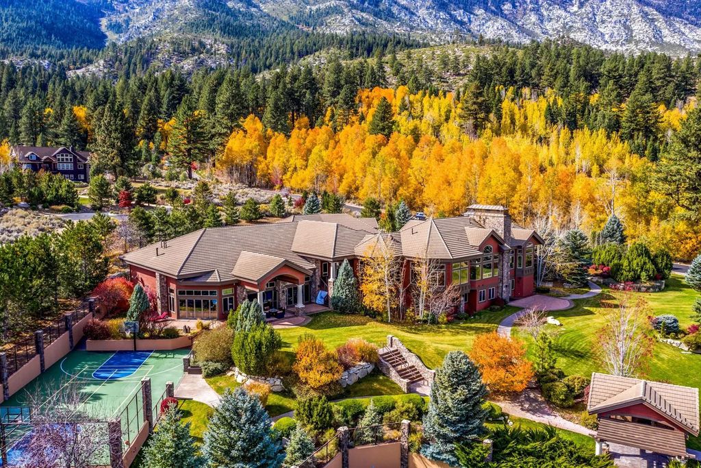 263 Sierra Country Circle, Gardnerville, Nevada is a sanctuary nestled in the eastern foothills of the Sierra Nevada Mountains, on over three private acres in the desirable neighborhood of Sierra Country Estates, a quiet stately escape from which to work and play.