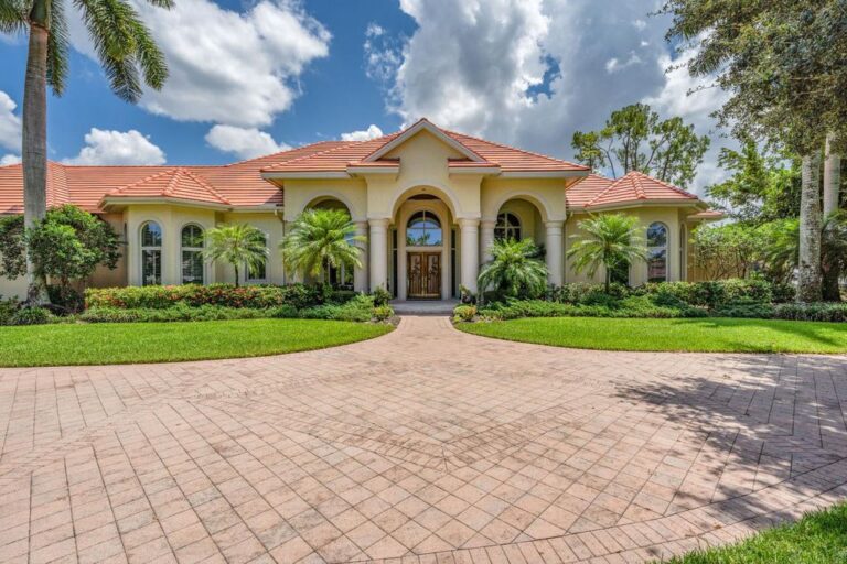 A Naples Home on Nearly An Acre of Land, with Long Water and Golf Views, Just Lists for $4.05 Million