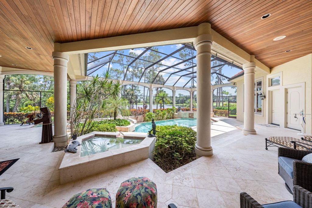 4188 Brynwood Drive, Naples, Florida, has a well-designed floor plan with long water and golf views. Because of the ample entertainment space inside and out, as well as the new roof for the interior and exterior, this home will be able to accommodate anyone's wish list in 2020.