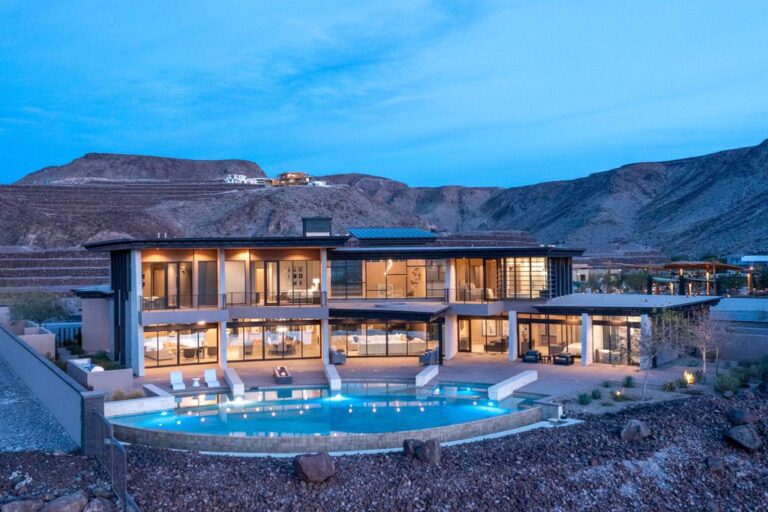 An Architectural Masterpiece with A Theme of Illusion in Henderson Back on The Market for $8 Million