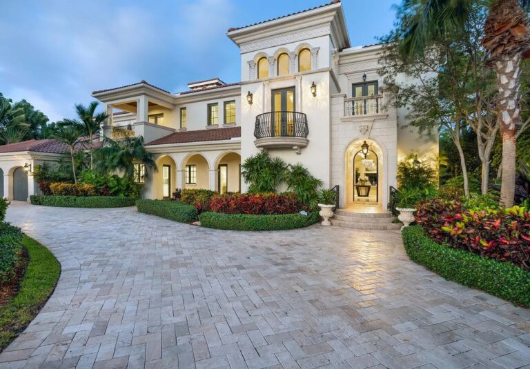 An Ultimate Boca Raton, South Florida, Estate with Intracoastal Waterway Sunset Views and Desirable Luxe Amenities Hits the Market for $14.3 Million