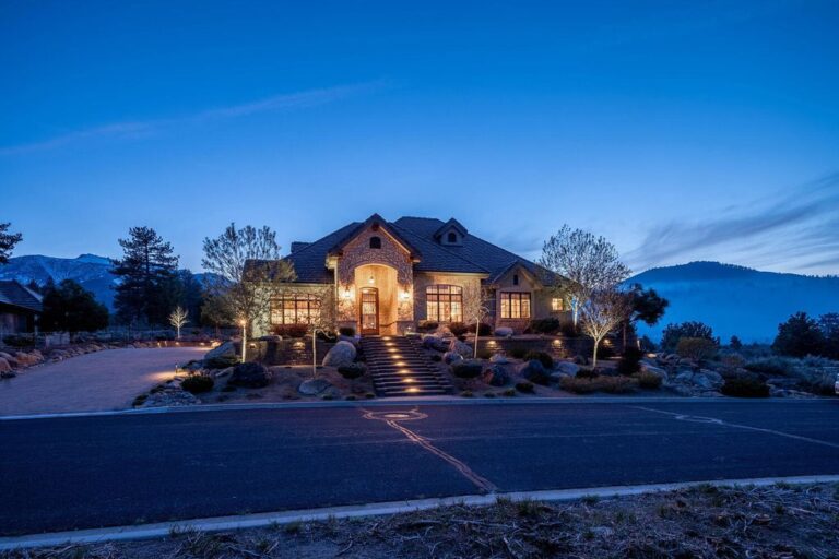 Beautifully Maintained Luxury Home with A Rare Combination of Fine Craftsmanship and Relaxed Comfort in Reno Nevada Asking for $3.75 Million