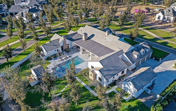 Brand New Country French Inspired Home with Professionally Designed Landscaping Hits The Market for $4.3 Million in Queen Creek, Arizona