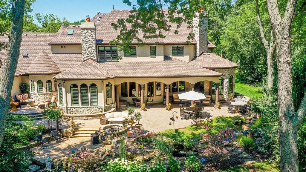 The Estate in Naperville is a stunning custom luxury estate with state of the art amenities, now available for sale. This home located at 27W675 Lane, Naperville, Illinois