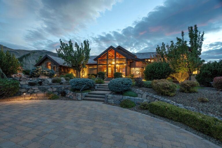 Connect with The Majesty of Nature, This $6.75 Million Distinctive Home in Reno Nevada boasts Quality of Craftsmanship and Thoughtful Details