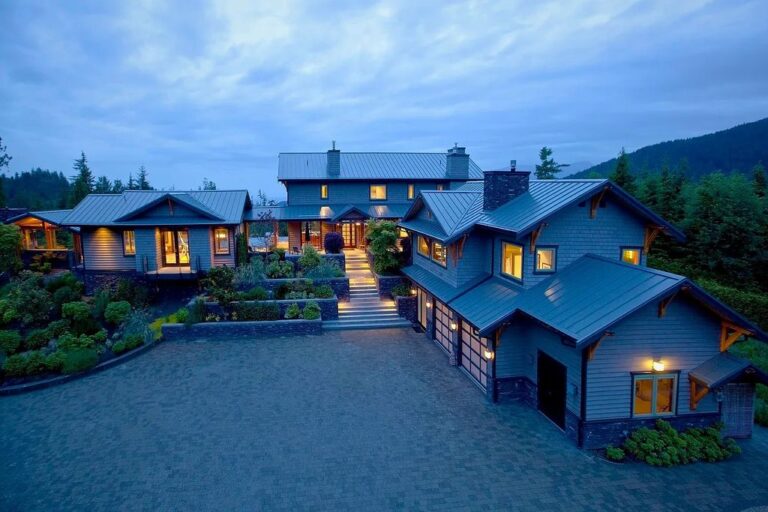 Exceptional Estate Offering Complete Privacy and Unmatched Bowen Island, Canada Experience Listed at C$6.9M