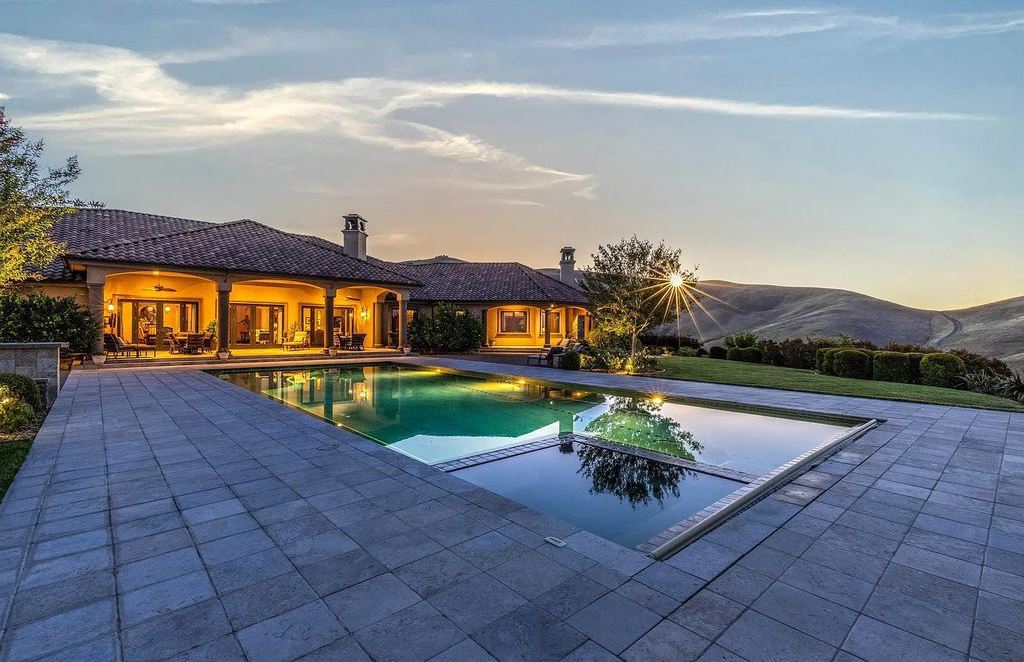 2020 Victorine Road, Livermore, California is a Italian-inspired custom villa designed by William Wood, stunning architectural details by Int. Designer Sandra Brown with 360-degree, 100-mile views.