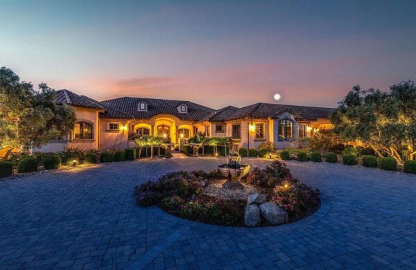 Exceptionally Crafted Hilltop Home on 107 Acres Asks $15 Million in Livermore California