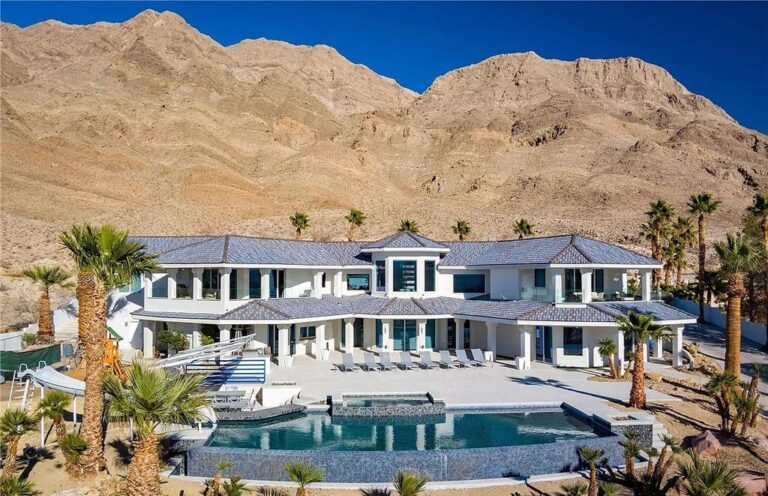 Exquisitely Crafted Custom Home with Captivating Views on A Huge Exclusive Gated Hilltop Lot in Las Vegas, Nevada
