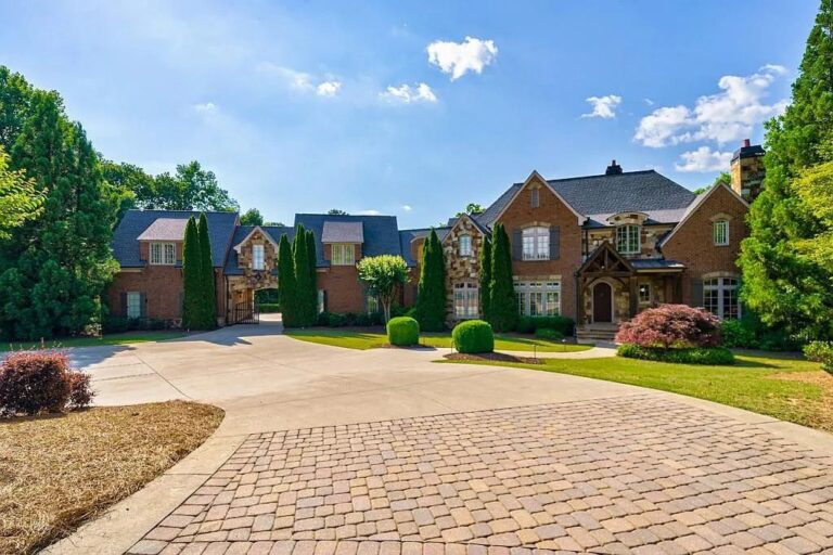 Gorgeous Sprawling Traditional European Estate with Four-Sided Brick ...