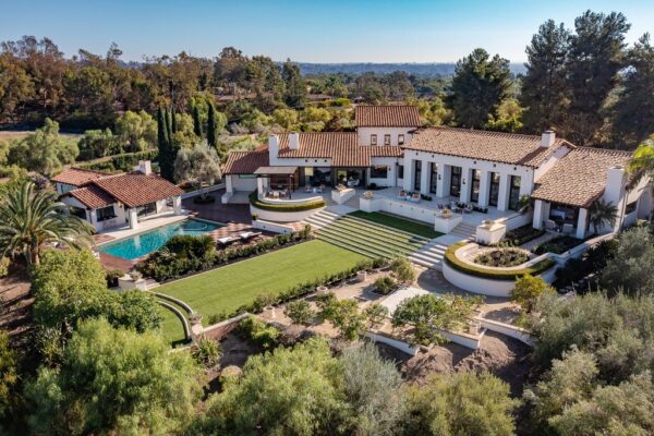 Listed at $13 Million, This Resort Like Estate in Rancho Santa Fe, California comes with Numerous Outdoor Venues for Entertaining