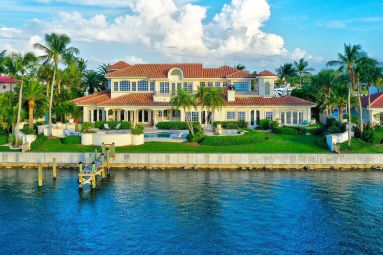 Listed at Nearly $9 Million, This Magnificent Waterfront Estate in Stuart Florida has Exceptional Access to Indian River Lagoon