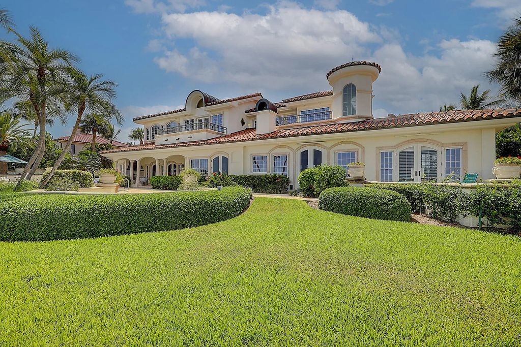 6761 SE North Marina Way, Stuart, Florida is a magnificent waterfront estate just minutes to the Atlantic Ocean perfect for entertaining, enjoy sunsets and tropical breezes from covered patios and open terraces.