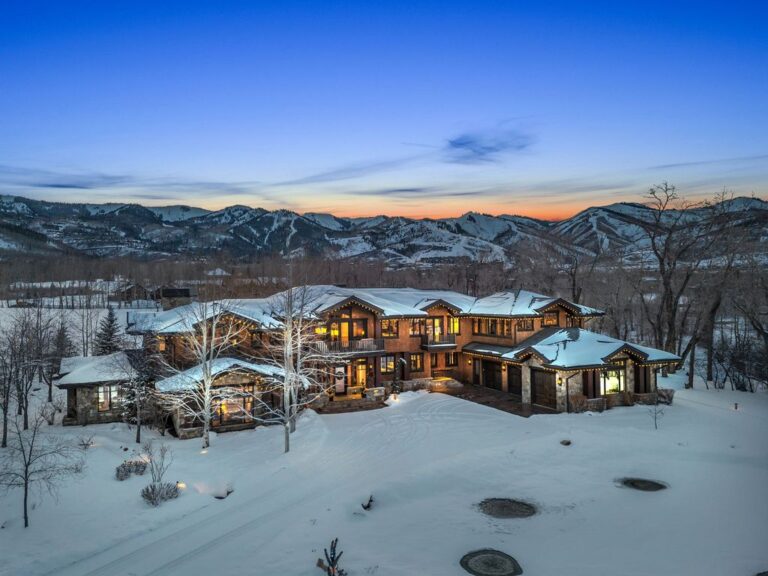Listing at $14.4 Million, Two Creeks Ranch in Park City Utah Showcases The Ultimate Mountain Lifestyle with Resort Like Amenities
