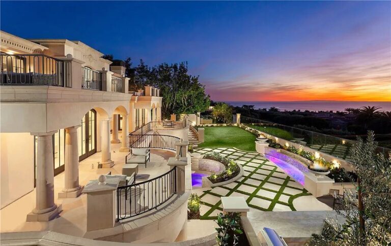 Listing at $29 Million, A Newly Reimagined Villa in Newport Coast, California comes with A Private Entertainer’s Backyard and Expansive Scenes of the Pacific Ocean