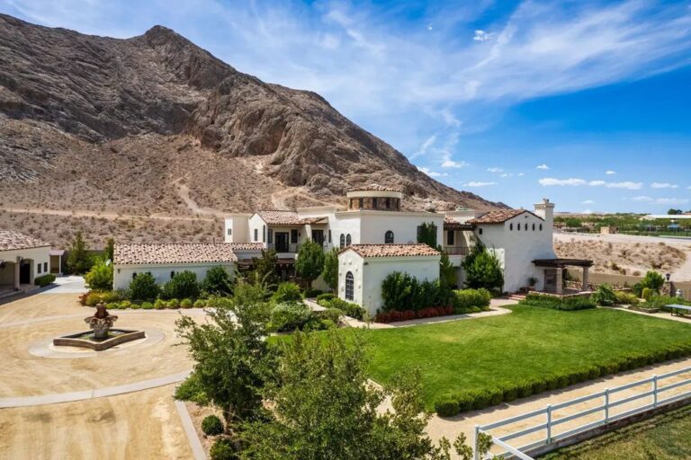 Listing for 5.7 Million, This Quality Equestrian Estate on 2.25 Lush