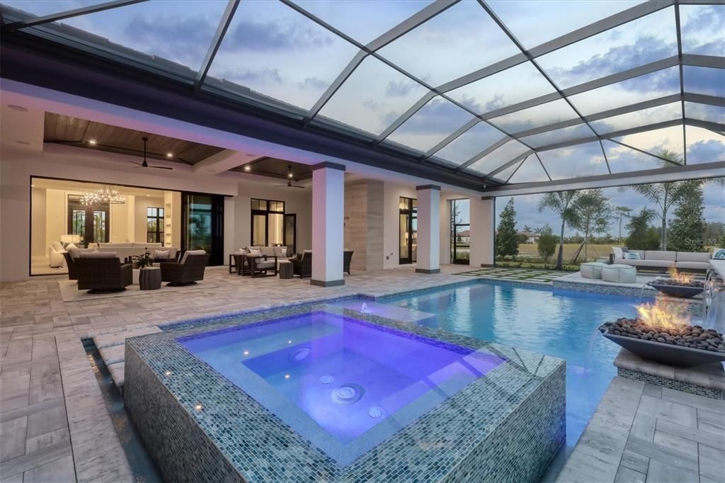 8019 Bowspirit Way, Lakewood Ranch, Florida, is a finally modern luxury and opulence in the Lake Club at Lakewood Ranch, situated on 1.13 acres. No other home built to such crafted and magnificent residence has every detail hand selected by the accomplished designers.