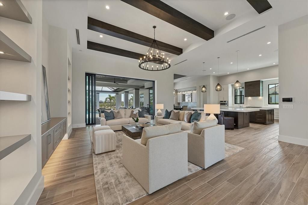 8019 Bowspirit Way, Lakewood Ranch, Florida, is a finally modern luxury and opulence in the Lake Club at Lakewood Ranch, situated on 1.13 acres. No other home built to such crafted and magnificent residence has every detail hand selected by the accomplished designers.