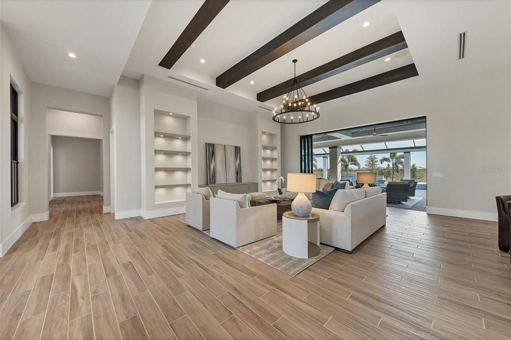 8019 Bowspirit Way, Lakewood Ranch, Florida, is a finally modern luxury and opulence in the Lake Club at Lakewood Ranch, situated on 1.13 acres. No other home built to such crafted and magnificent residence has every detail hand selected by the accomplished designers.