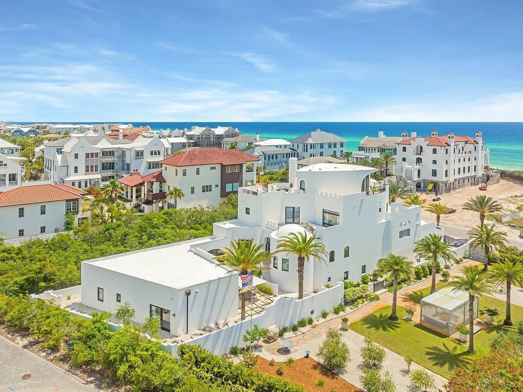 208 Paradise By The Sea Boulevard, Inlet Beach, Florida is a crown jewel majestically perched to offer incredible views with all construction materials has been meticulously selected and sourced from vendors around the world to provide only the most luxurious finishes and features.