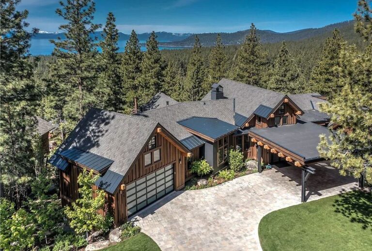 Meticulously Crafted Home in Incline Village Nevada with Panoramic Lake Tahoe Views for Sale at $10.15 Million