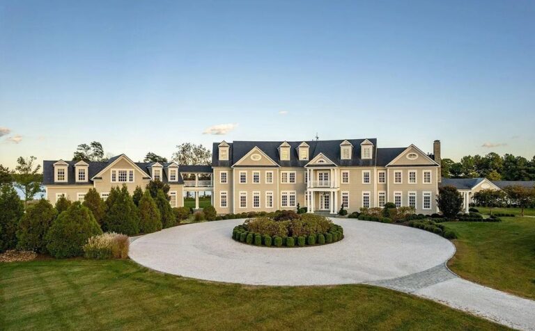 Prioritizing Waterfront Views and Comfortable Living, This Turnkey Property Sales at $12.5M in Saint Michaels, MD