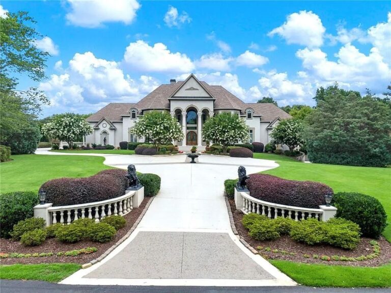 Private Retreat with Opulence and Elegance in Braselton, GA Hits Market for $2.498M