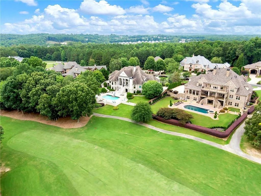 The Estate in Braselton is a luxurious home having all amenities, exquisite European style pool and commanding view of both signature 6th hole of the Legends Golf Course now available for sale. This home located at 5153 Legends Dr, Braselton, Georgia; offering 05 bedrooms and 07 bathrooms with 11,500 square feet of living spaces.