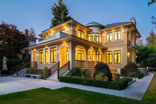 This C$10.88M Absolutely Gorgeous European Inspired Villa in Vancouver, Canada Incorporates the Finest Materials