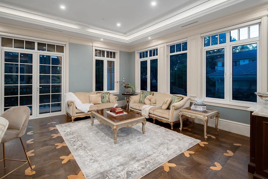 The Estate in Vancouver is a luxurious home masterfully crafted in an open floor plan now available for sale. This home located at 5887 Adera St, Vancouver, Canada; offering 05 bedrooms and 07 bathrooms with 5,350 square feet of living spaces.