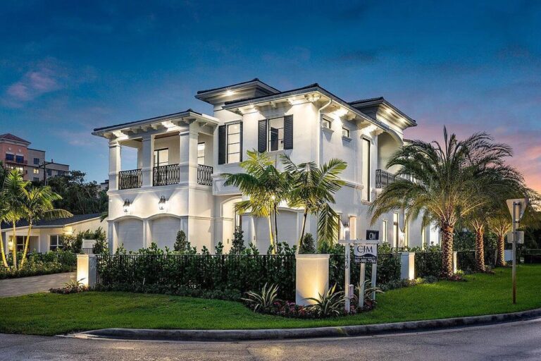 This Luxury Home Built By Award-Winning Home Builder CJM Luxury Homes In Boca Raton, Florida, Asks $5 Million