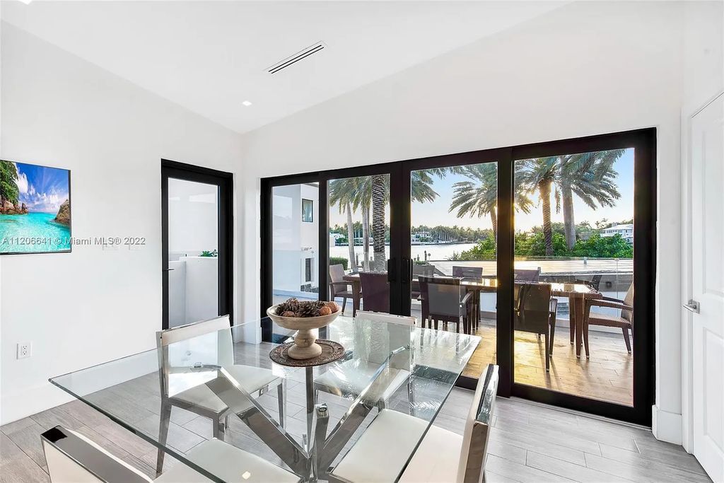 2700 N Bay Road, Miami Beach, Florida, built by MV Group USA, sits on a 27,000 SF lot and has a two-story, 10,114 living SF. You'll enjoy a marvelous outdoor area with open water views on the prestigious North Bay Road.