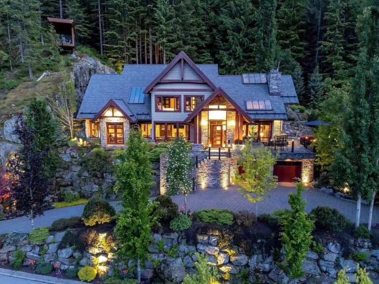 Thoughtfully Positioned to Maximize Both Indoor and Outdoor Entertaining, This Mountain View Residence Asks for C$5.995M in Whistler