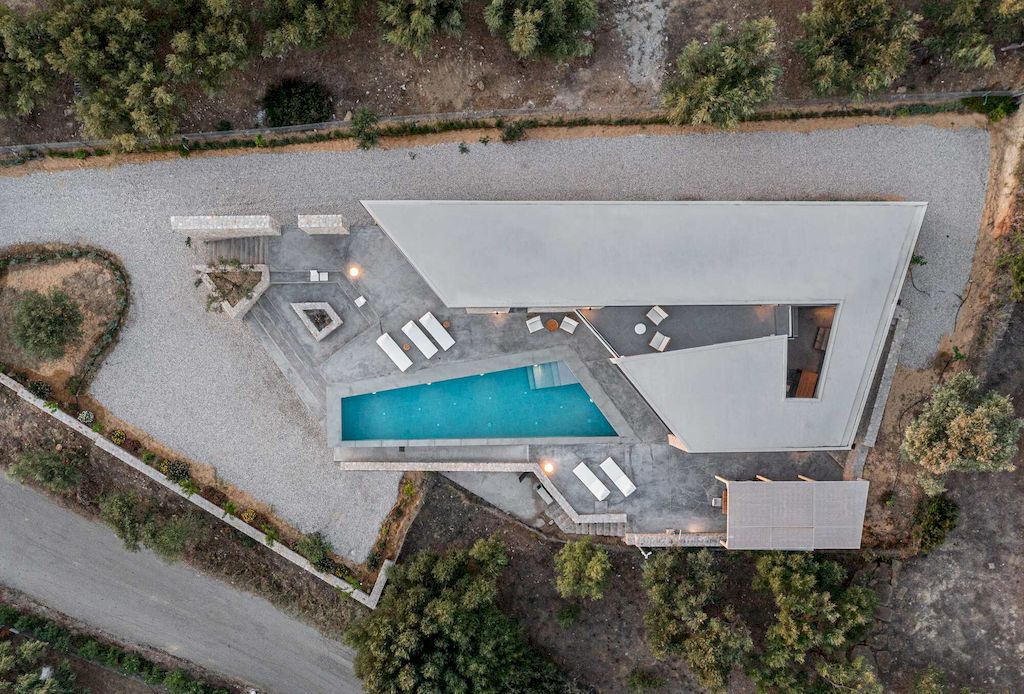 Wedge House, Stunning Vacation House in Greece by Urban Soul Project