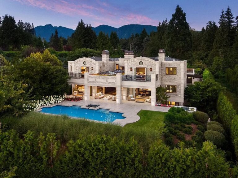 World-class Estate in West Vancouver, Canada Featuring Opulent Finishes and Design Listed at C$19.99M