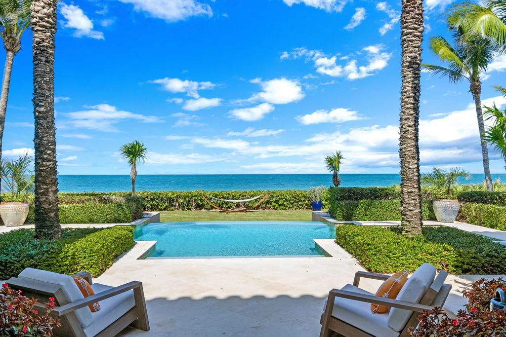 10 Ocean Lane, Vero Beach, Florida is an oceanfront compound was extensively reworked in 2018 with the finest finishes and furnishings, stunning grounds and outdoor spaces. This Home in Vero Beach offers 6 bedrooms and 7 bathrooms with nearly 10,500 square feet of living spaces.