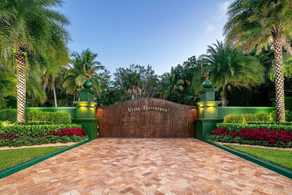 9614 Pondwood Road, Boca Raton, Florida, is a luxury villa in a five-acre private alcove in Boca Raton. Featuring a breathtaking 40-foot waterfall, two lakes, a koi pond, and vegetation from all corners of the globe, it is perfect for entertaining and relaxing.