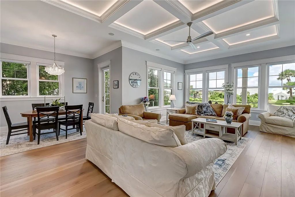 95343 Spinnaker Drive, Fernandina Beach, Florida is an impeccably maintained home was masterfully designed with a focus on outdoor living, restore & relax with amazing sunrises and sunsets from the second level screen porch.