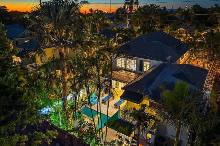 A Residence Located in the Most Sought-after Location in Old Town Key West, Florida is Selling for $5 Million